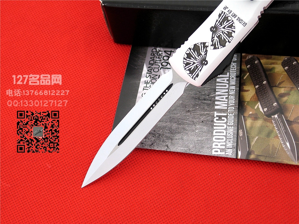 微技术Microtech 云者 订制版双锋直跳127名品名刀 