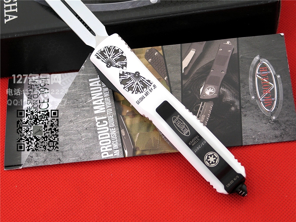 微技术Microtech 云者 订制版双锋直跳127名品名刀 