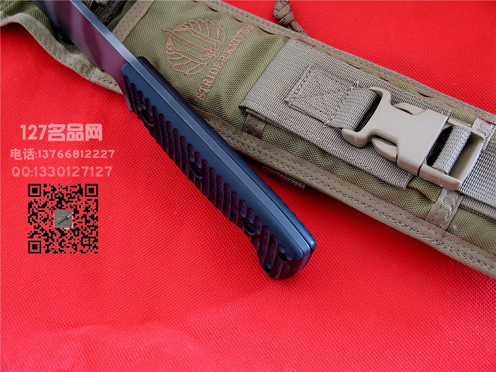 美国挺进者'Strider RW3 S30V粉末钢虎纹大型战术刀 27名品网