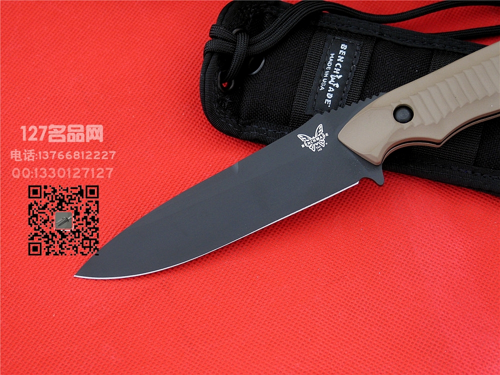 美国蝴蝶BENCHMADE 140BKS猎虎沙色柄127名品网