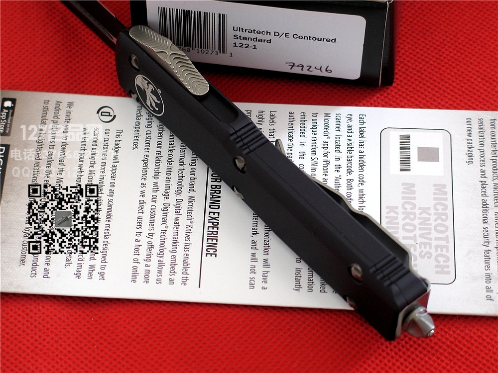 美国微技术MICROTECH 122双色柄双刃直跳127名品网