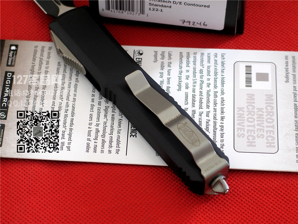 美国微技术MICROTECH 122双色柄双刃直跳127名品网