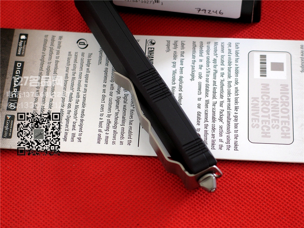 美国微技术MICROTECH 122双色柄双刃直跳127名品网