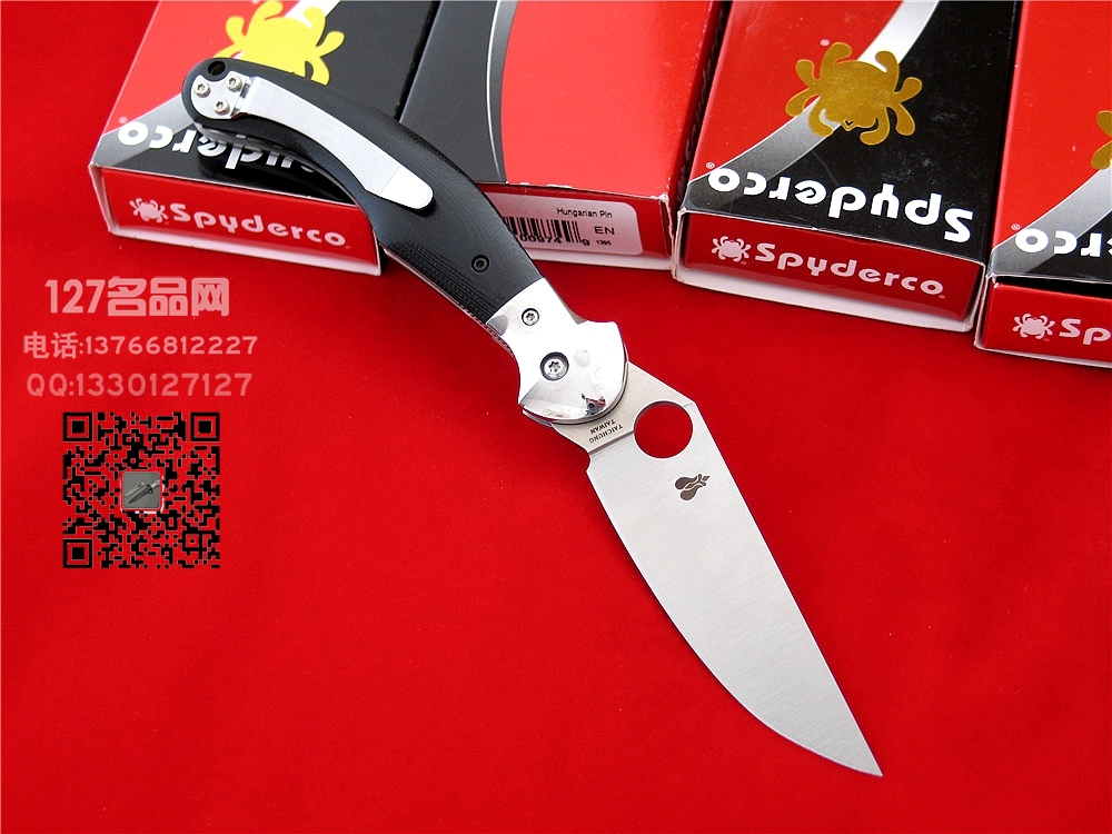 美国SPYDERCO蜘蛛C173GP凶牙利CTS XHP钢 