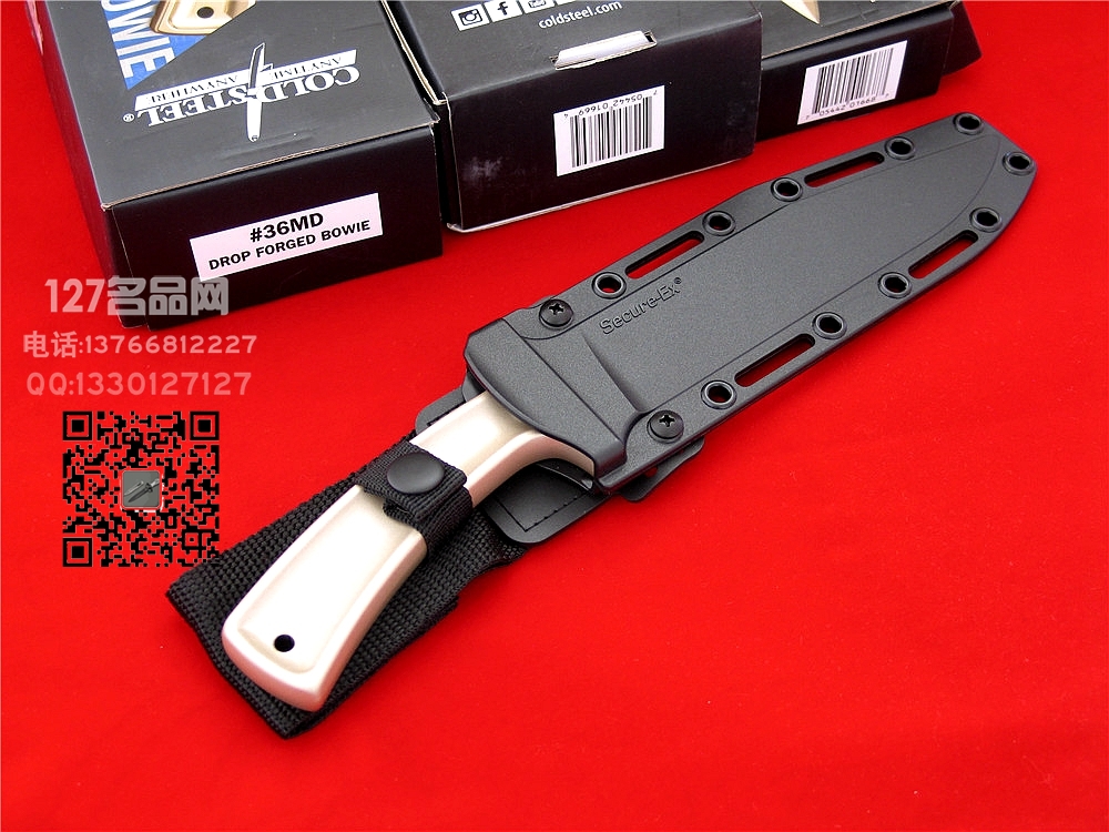 美国冷钢Cold Steel  36MD  BOWIE 52100高碳钢锻造一体搏伊  握感十