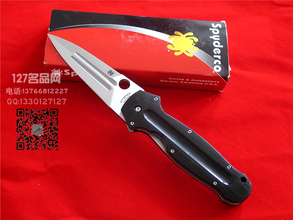 美国蜘蛛Spyderco  C215G Euroedge S30V钢2017新款折刀