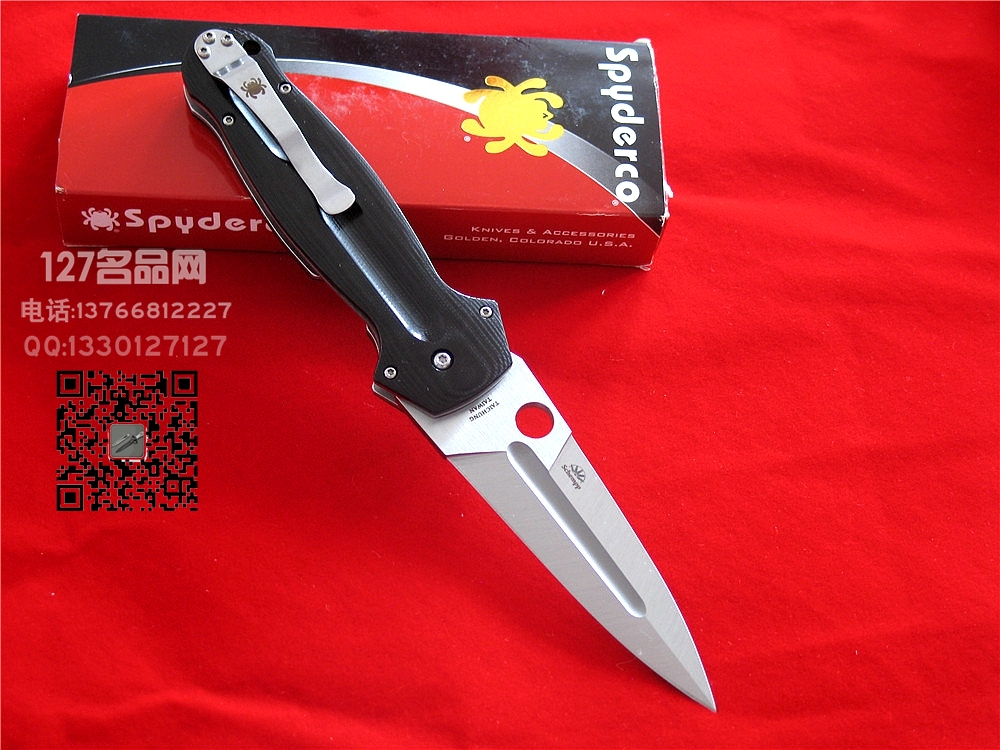 美国蜘蛛Spyderco  C215G Euroedge S30V钢2017新款折刀