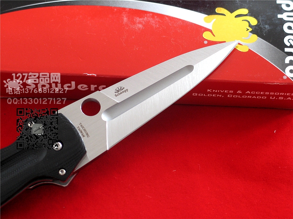 美国蜘蛛Spyderco  C215G Euroedge S30V钢2017新款折刀