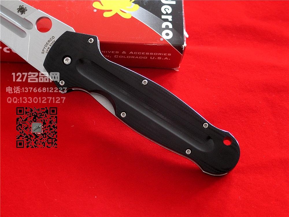 美国蜘蛛Spyderco  C215G Euroedge S30V钢2017新款折刀