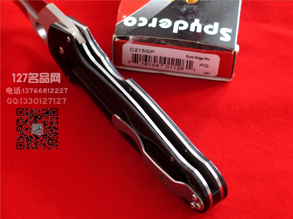 美国蜘蛛Spyderco  C215G Euroedge S30V钢2017新款折刀