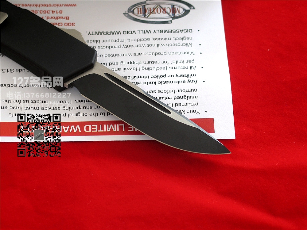 美国微技术MICROTECH 176-1圣甲虫水滴头单锋全刃直跳