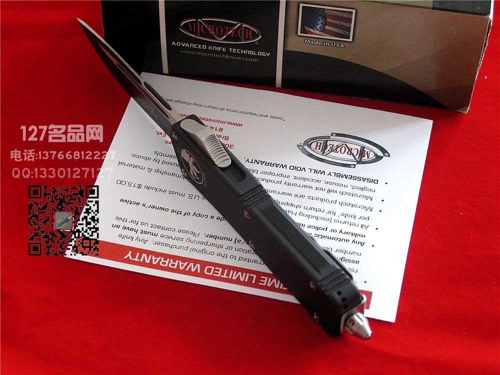 美国微技术MICROTECH 176-1圣甲虫水滴头单锋全刃直跳