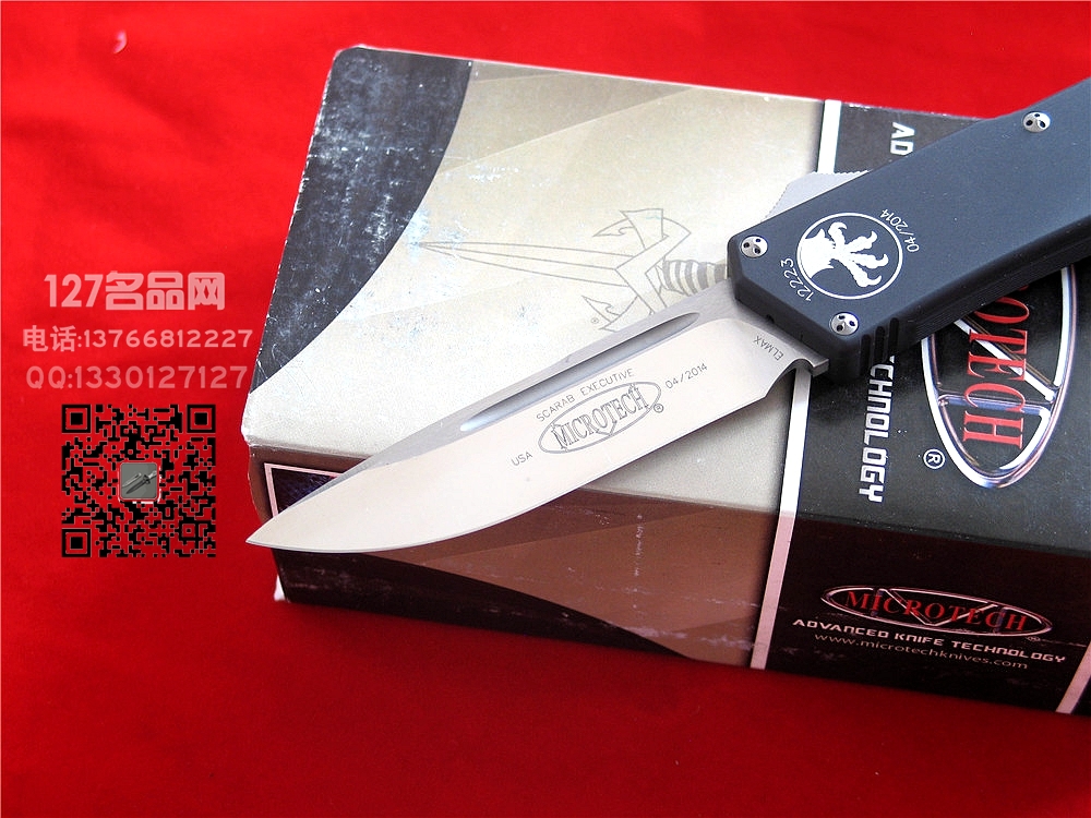 美国微技术MICROTECH 176-4 圣甲虫水滴头单锋全刃直跳