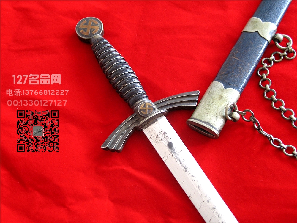 德国纳粹空军 军官一代长佩剑 古董127名品收藏