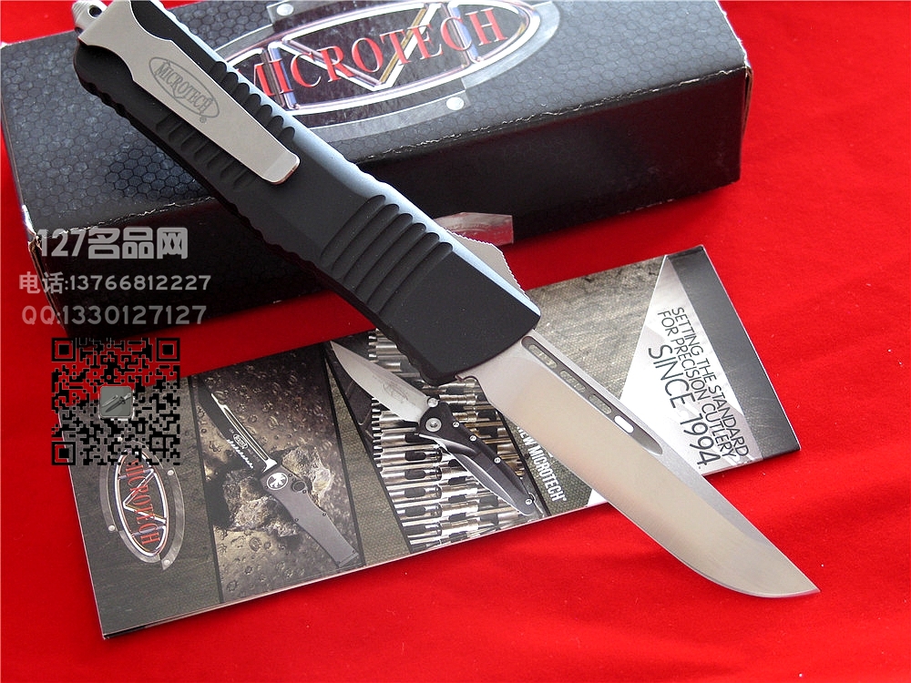 美国微技术MICROTECH  战术恐龙水滴单锋全刃头直跳127名品网