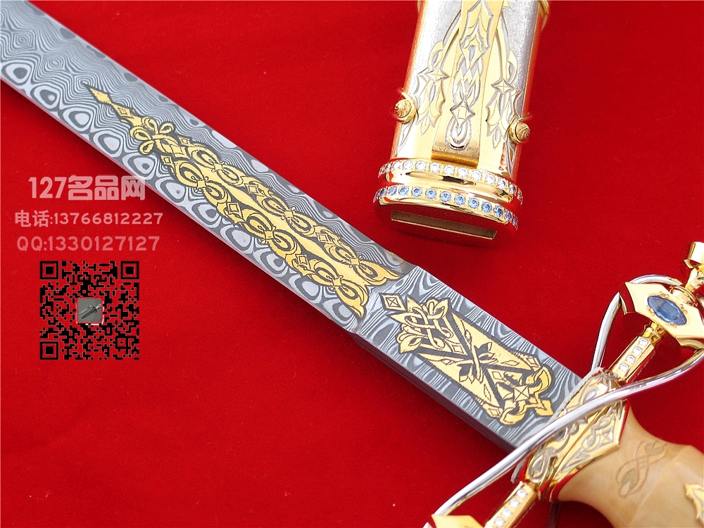 俄罗斯A&R 沙皇 贵族高端短剑127名剑名品网