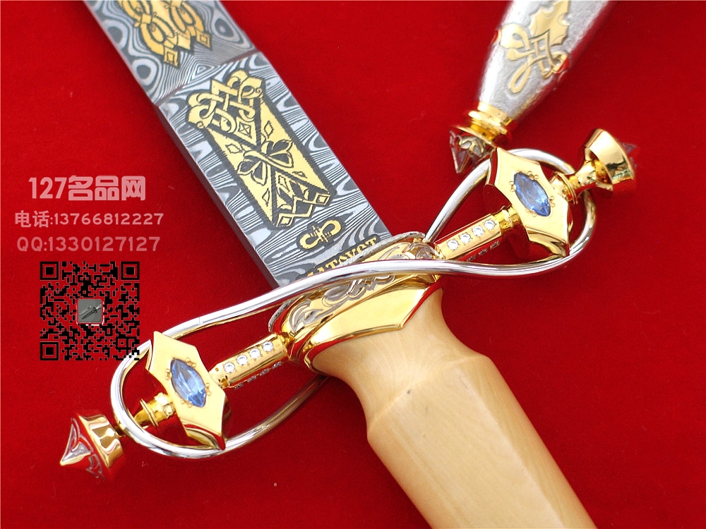 俄罗斯A&R 沙皇 贵族高端短剑127名剑名品网