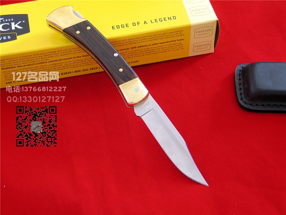 美国BUCK巴克 0110BRSA侧跳百年经典刀127名品网