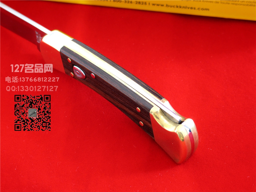 美国BUCK巴克 0110BRSA侧跳百年经典刀127名品网