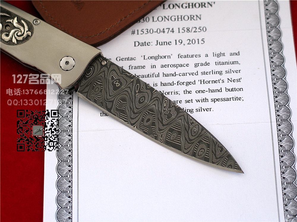 William Henry 美国威廉亨利 B30 LONGHORN大马士革限量版