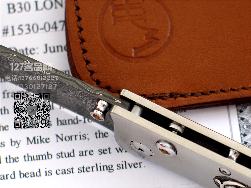 William Henry 美国威廉亨利 B30 LONGHORN大马士革限量版