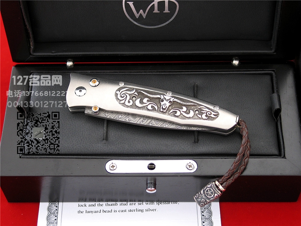 William Henry 美国威廉亨利 B30 LONGHORN大马士革限量版