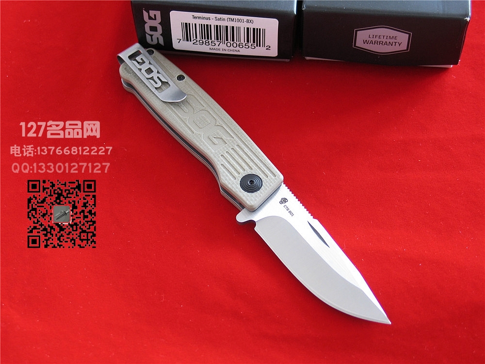 美国哨格SOG索格TM1001户外小刀127名品网 