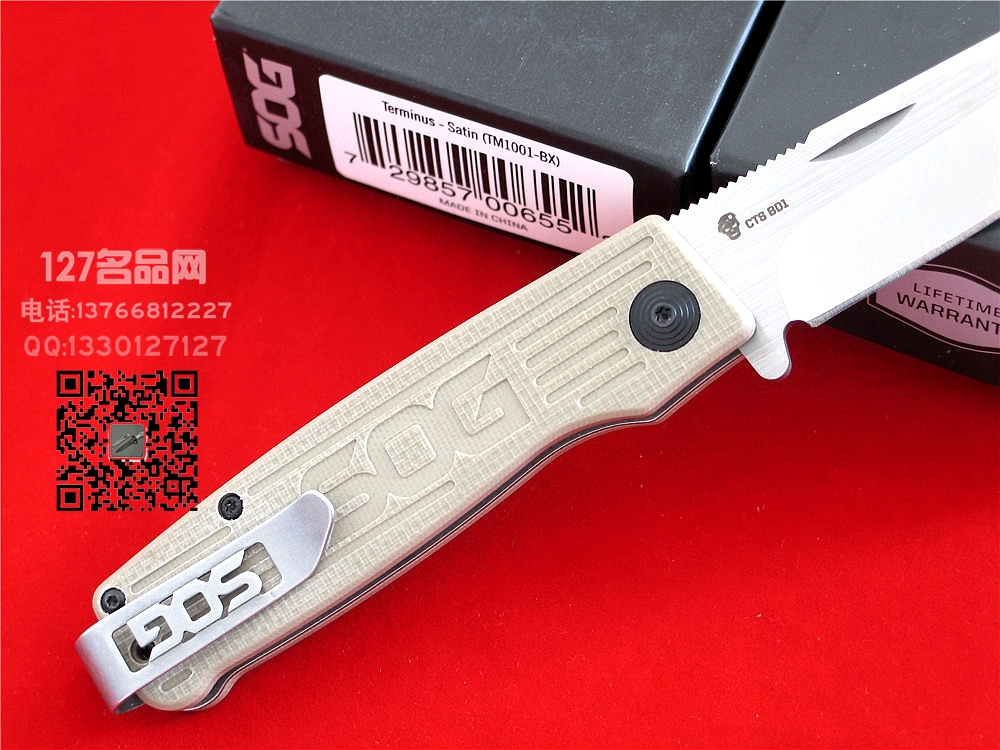 美国哨格SOG索格TM1001户外小刀127名品网 
