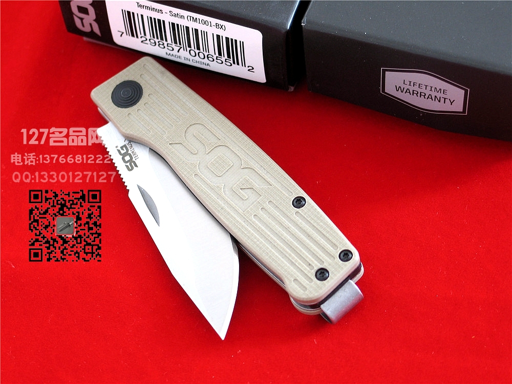 美国哨格SOG索格TM1001户外小刀127名品网 