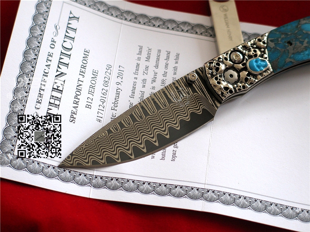 威廉亨利William Henry B12 JEROME大马士革手工全球限量版 