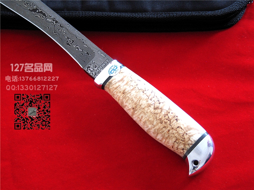 俄罗斯A&R 皇家大马士革手工刀俄罗斯猎刀 127名品网