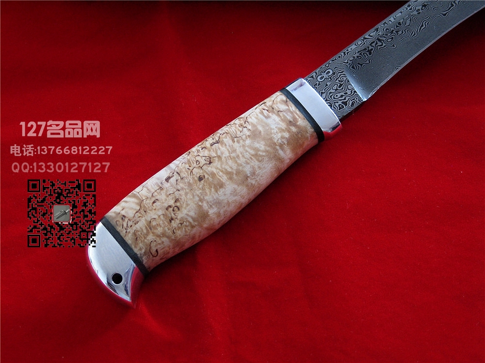 俄罗斯A&R 皇家大马士革手工刀俄罗斯猎刀 127名品网