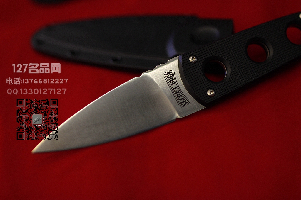 美国冷钢 Cold Steel 11SDT颈挂防身刀 反恐防爆直刀