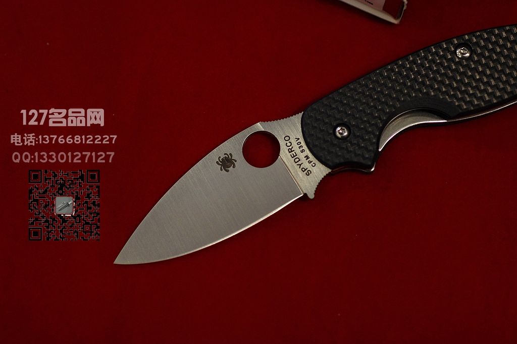 美国蜘蛛SPYDERCO C123CFP 贤者碳纤维柄