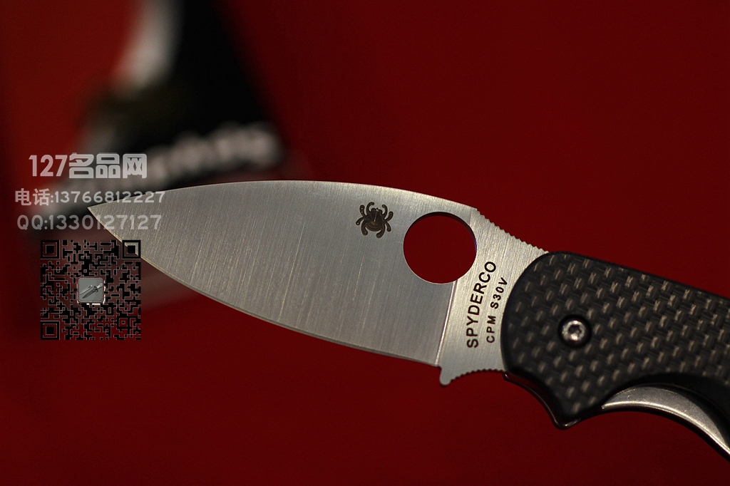 美国蜘蛛SPYDERCO C123CFP 贤者碳纤维柄