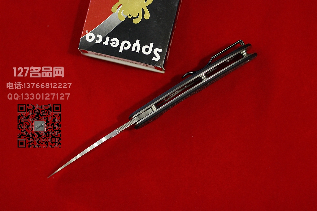 美国蜘蛛SPYDERCO C123CFP 贤者碳纤维柄