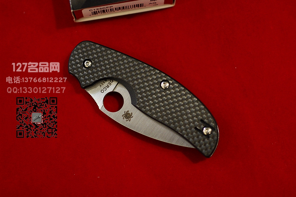 美国蜘蛛SPYDERCO C123CFP 贤者碳纤维柄
