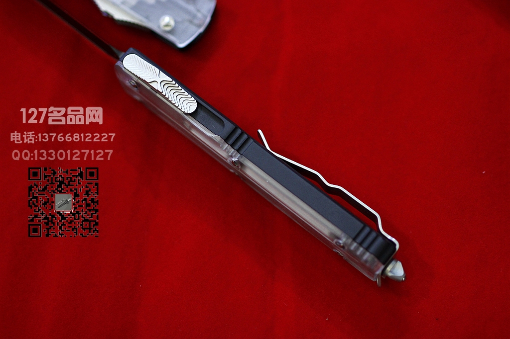 美国微技术MICROTECH  121-1 Clear Top透明壳限量版双刃直跳