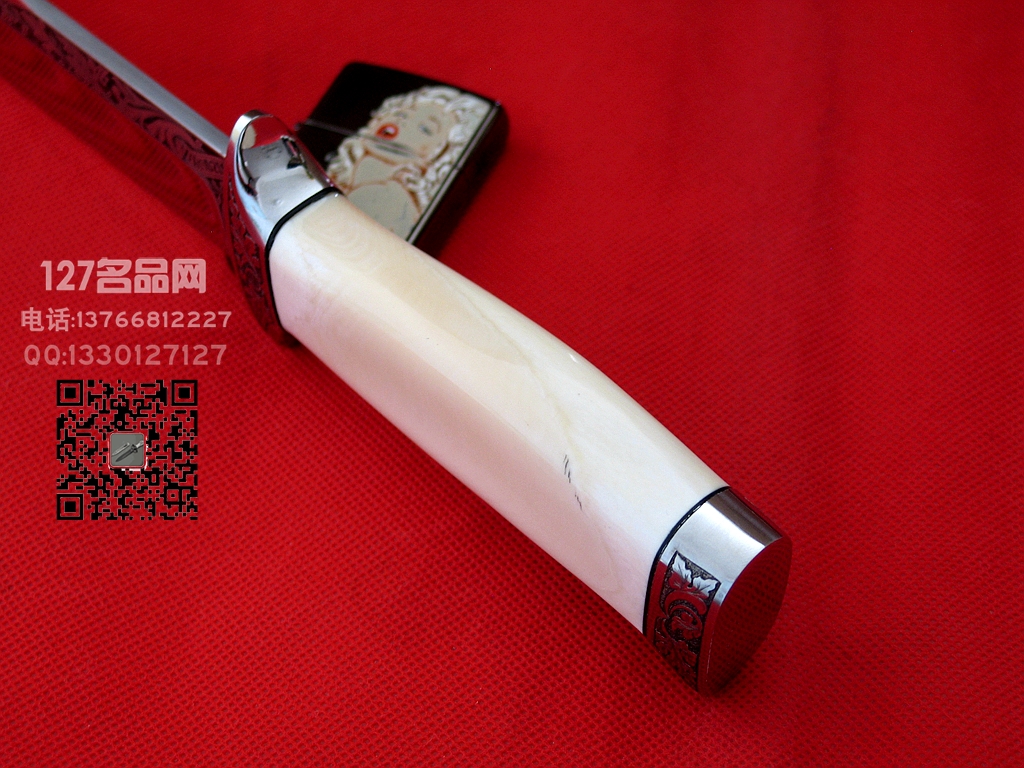 手工刀匠大卫-布莱克  手工雕刻镜面定制刀