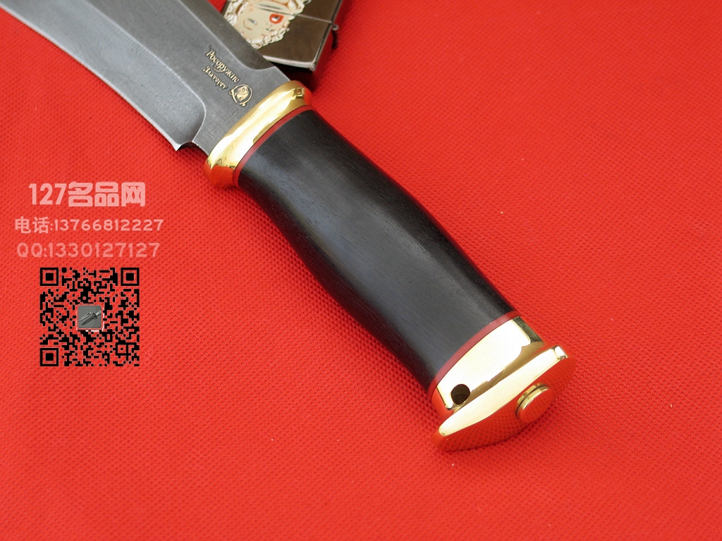 俄罗斯 Rosarms罗斯武备“大宝 ” 手工锻打大马士革直刀