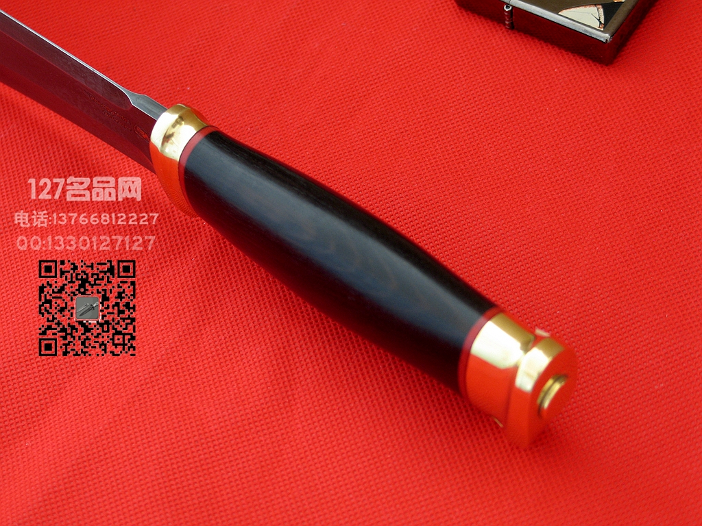 俄罗斯 Rosarms罗斯武备“大宝 ” 手工锻打大马士革直刀
