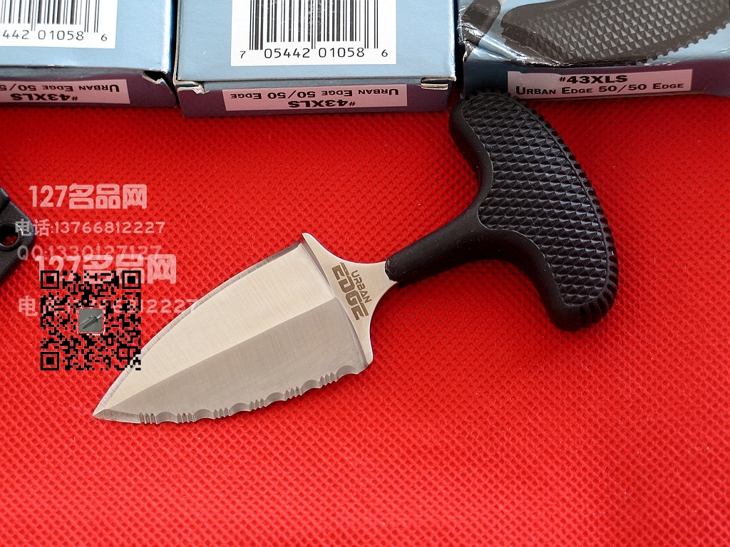 美国冷钢ColdSteel  43XLS手刺 迷你半齿小伙伴 防身名刺 127名品