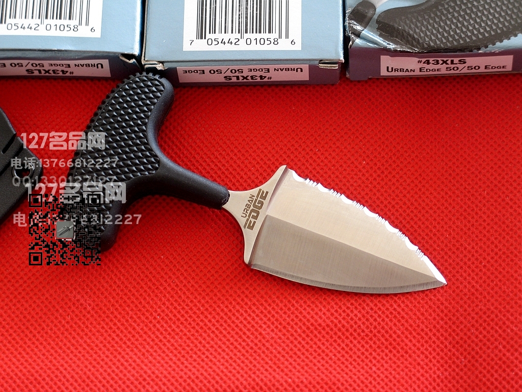 美国冷钢ColdSteel  43XLS手刺 迷你半齿小伙伴 防身名刺 127名品