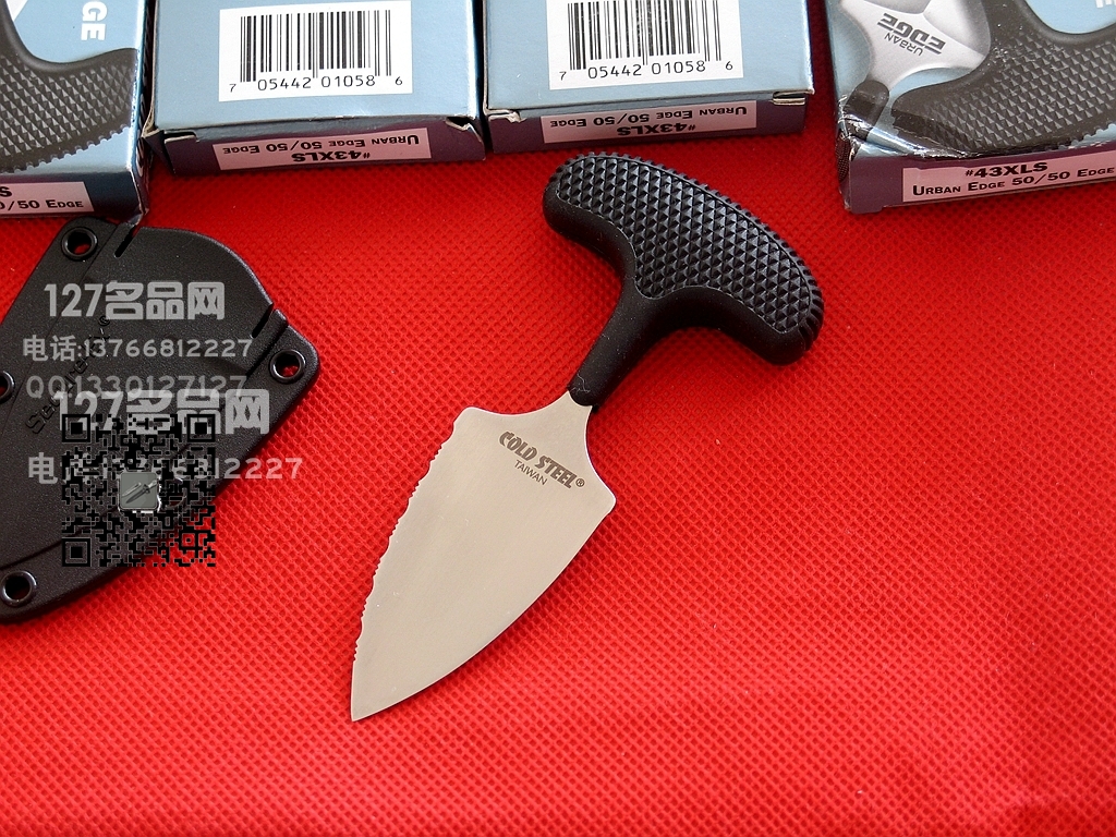 美国冷钢ColdSteel  43XLS手刺 迷你半齿小伙伴 防身名刺 127名品