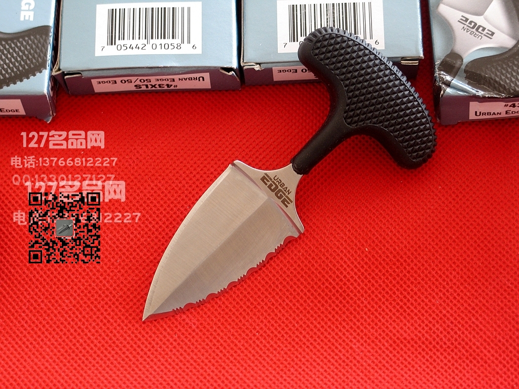 美国冷钢ColdSteel  43XLS手刺 迷你半齿小伙伴 防身名刺 127名品