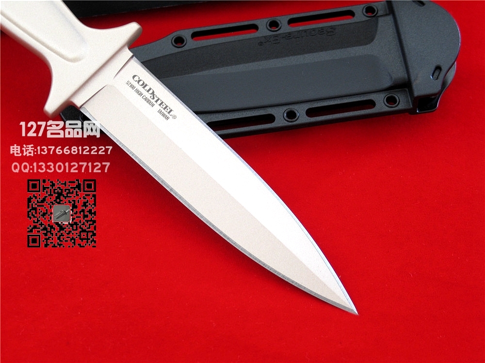 美国冷钢Cold Steel 36MB BOOT KNIFE 52100高碳钢锻造一体靴刀