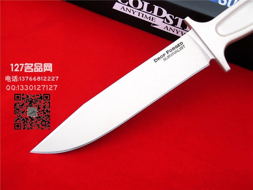 美国冷钢Cold Steel 36MC  Survivalist52100高碳钢锻造一体求生刀