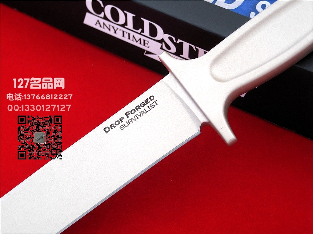 美国冷钢Cold Steel 36MC  Survivalist52100高碳钢锻造一体求生刀