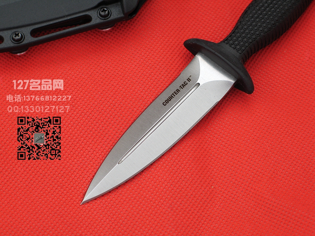 美国冷钢ColdSteel 10BCTM 靴刀小型双刃匕首