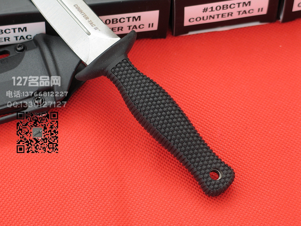 美国冷钢ColdSteel 10BCTM 靴刀小型双刃匕首